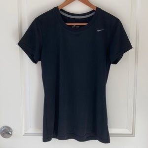 Nike black dri fit t shirt